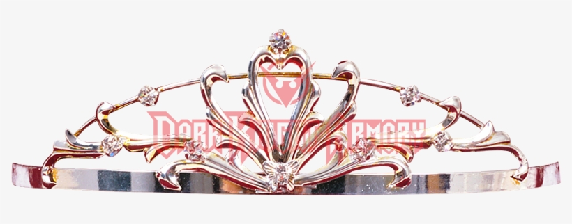 Gilded Open Heart Tiara - Tiara, transparent png download