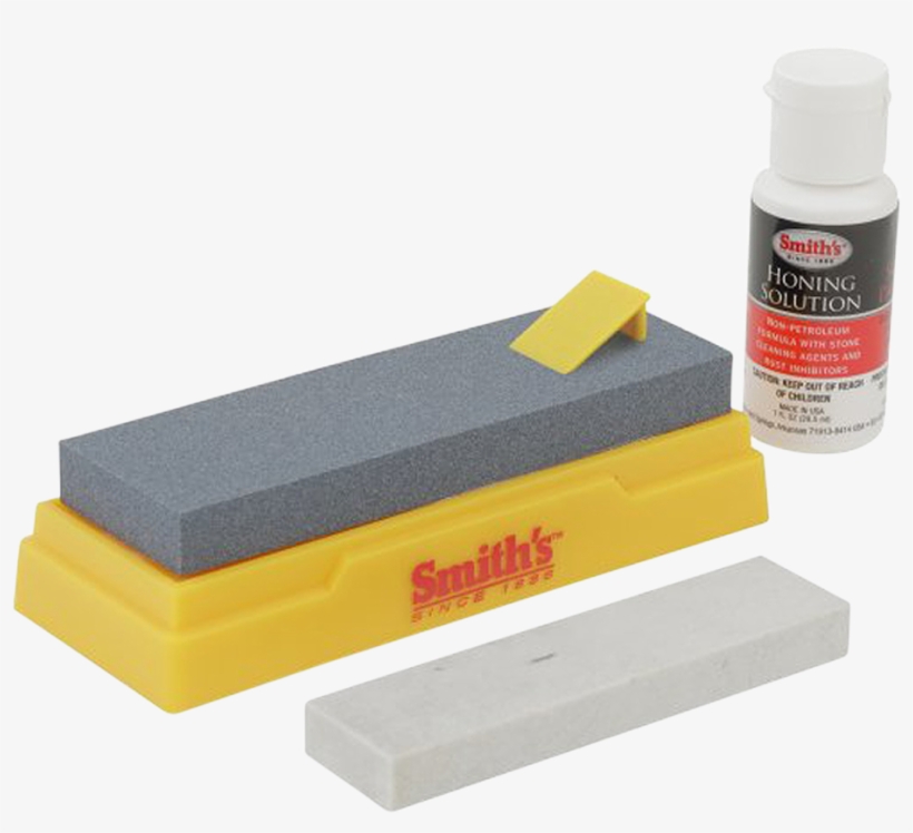 Smiths Products Sk2 2 Stone Sharpening Kit Arkansas - Smiths Sk2 Deluxe Knife Sharpening Kit, transparent png download