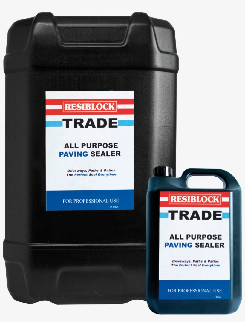 Resiblock Trade Is A Solvent Free All Purpose Sealer, - Everbuild Resiblock All Purpose Paving Sealer 5 Litre, transparent png download