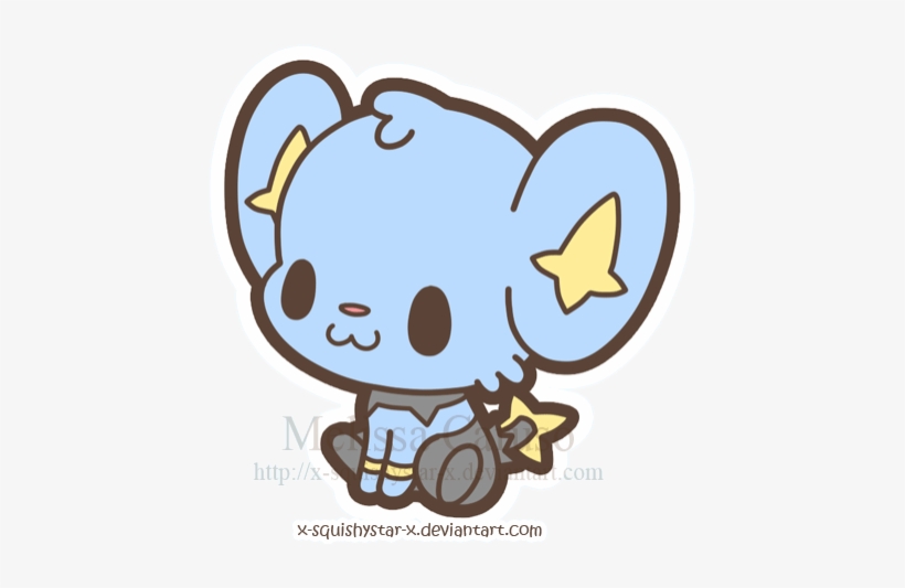 Squishy Shinx By X Squishystar X On Deviantart - Shinx Cute Gif, transparent png download