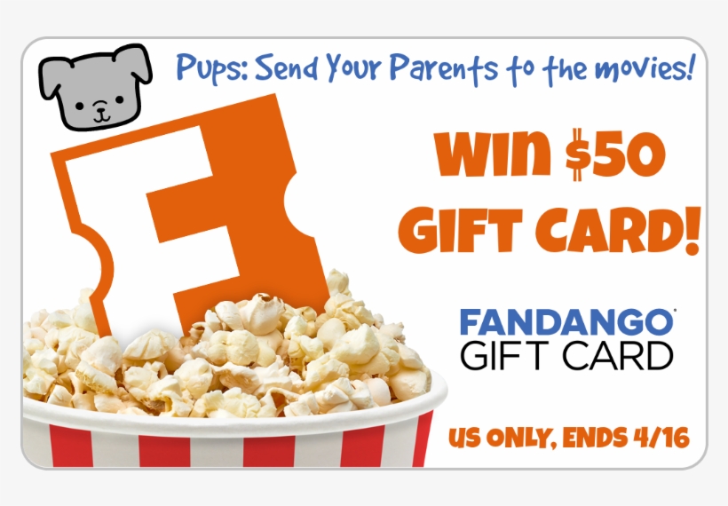$50 Fandango Gift Card Giveaway Button - Fandango Gift Card $15, transparent png download