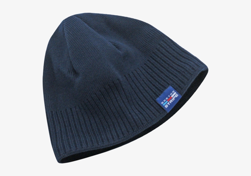 Striped Bonnet With Fleece Lining - Beanie, transparent png download