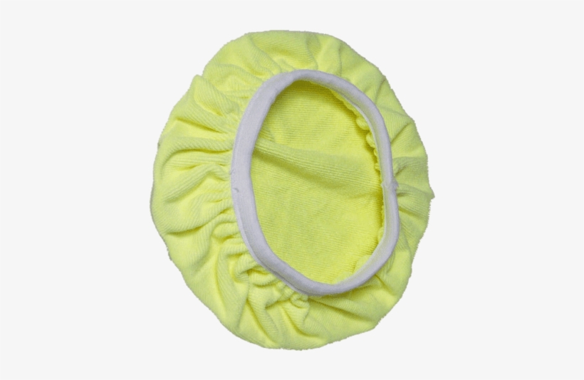 11″ Yellow Microfiber Orbital Bonnet - Circle, transparent png download