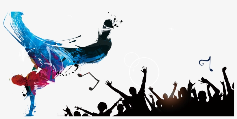 Street Dance Hip Hop Music Silhouette Hiphop - 舞蹈 名片, transparent png download