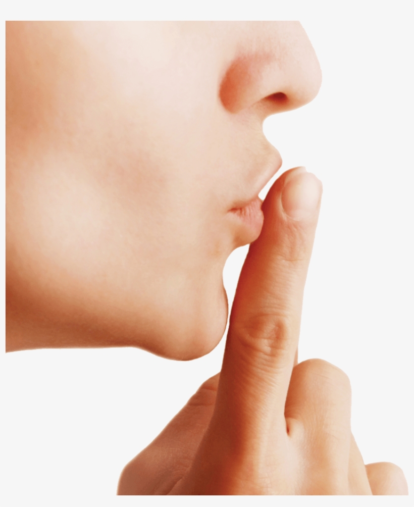 Silence Fingers Png - Culture Of Silence, transparent png download