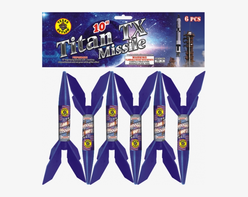 10" Titan Tx Missile - Fireworks, transparent png download