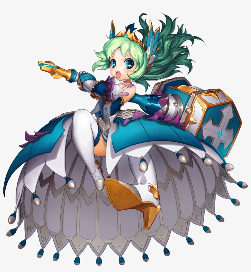 New Awakened Hero Justice Lime - Grand Chase For Kakao Characters, transparent png download