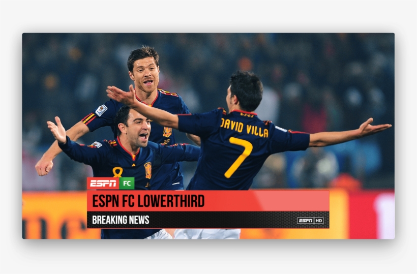 Lower-thirds - David Villa, transparent png download
