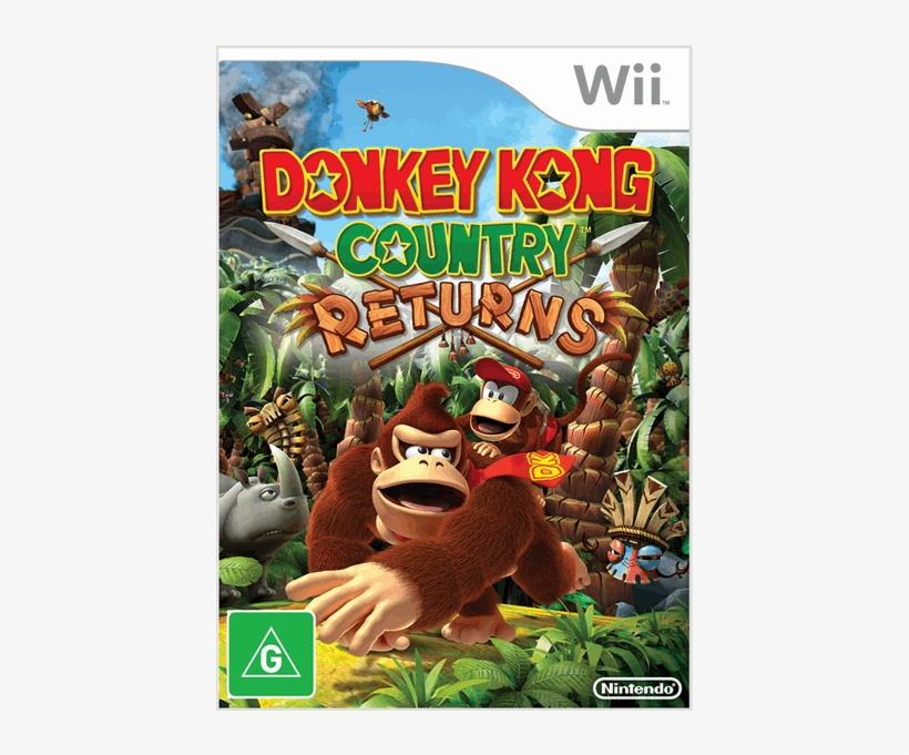 Donkey Kong Country Returns Selects Nintendo Wii, transparent png download