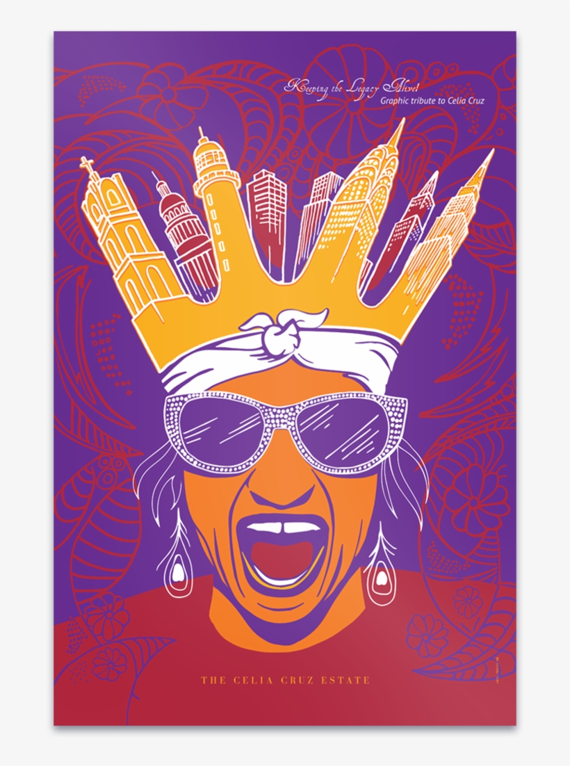 Museum-quality Poster - Celia Cruz Poster, transparent png download