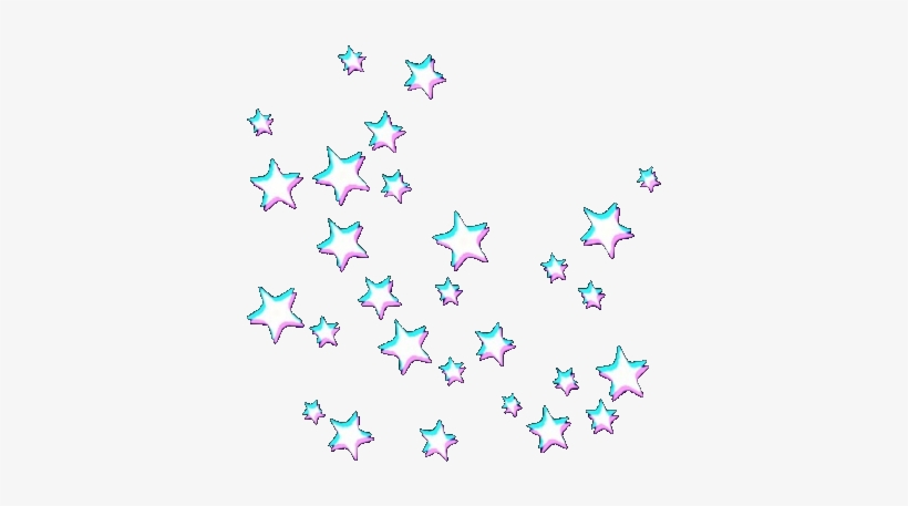 Star Stars Shine Sparkle Sparkles Glitch Trippy White - Portable Network Graphics, transparent png download