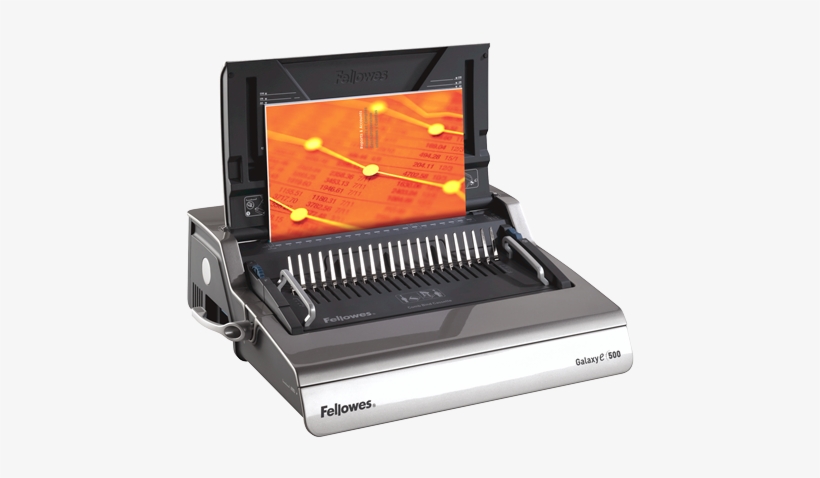 Galaxy-e - Fellowes Binding Machine Galaxy E500 Electric Comb, transparent png download