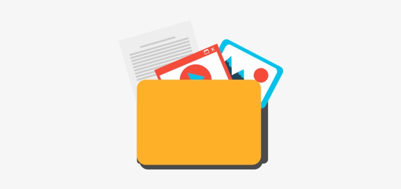 Icono Info Imagen Video Pdf - Paper, transparent png download