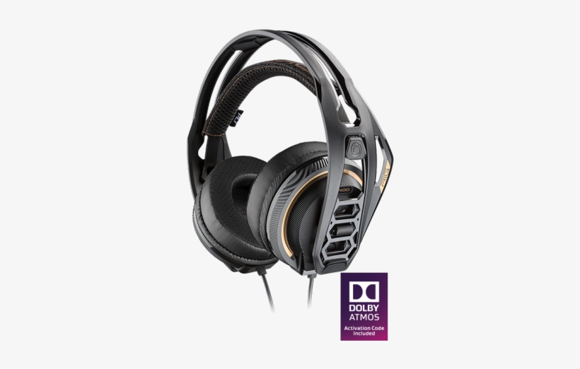 Rig 400 Pro Hc - Plantronics Rig 400 Over-ear Headset - Black, transparent png download