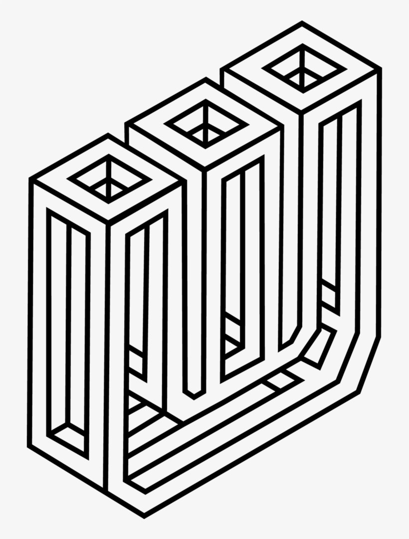 Weavers Factory Brandmark Rgb Black Square - Einfache Optische Täuschungen Zeichnen, transparent png download