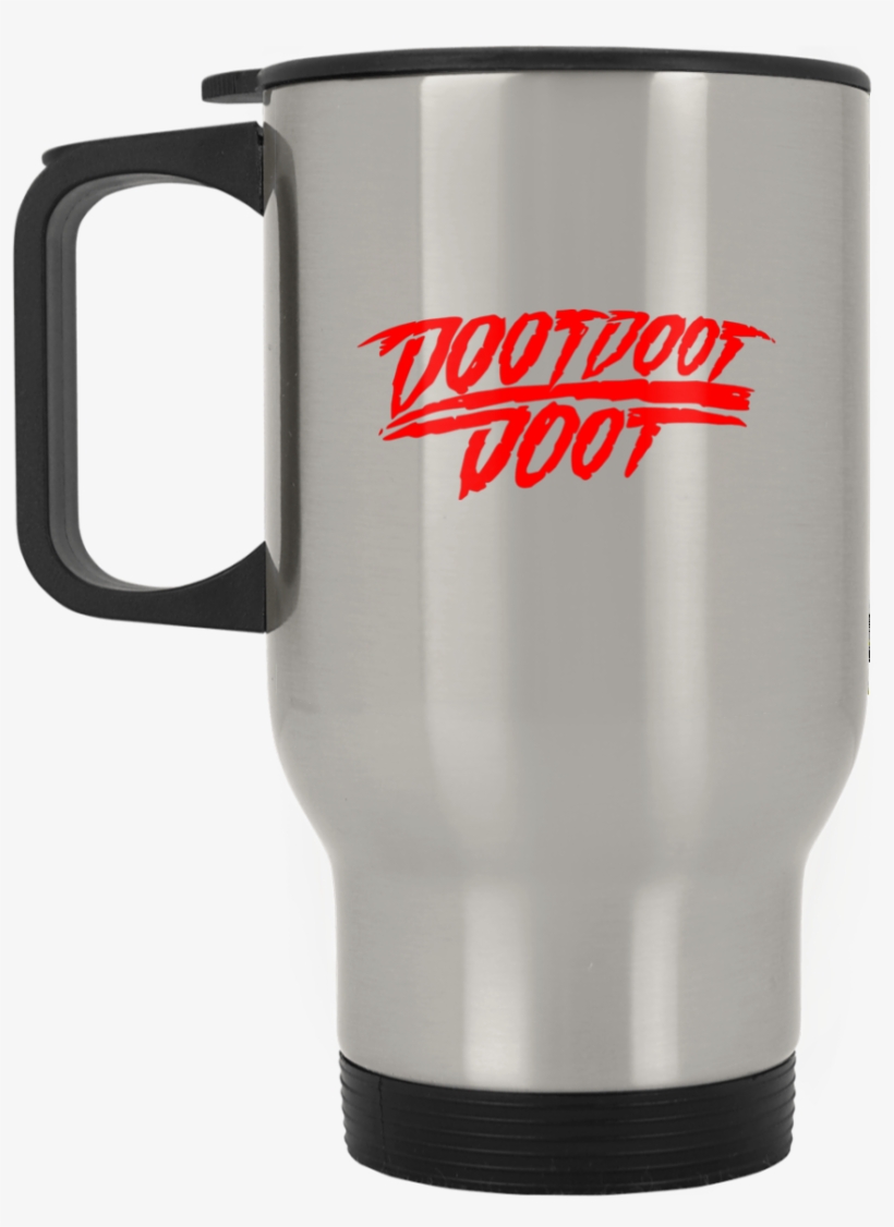Silver Stainless Travel Mug - Icky Trump T-shirt, transparent png download
