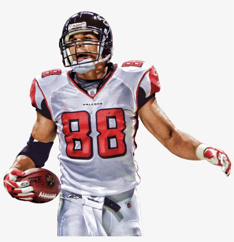 Former 88 Atlanta Falcons Tony Gonzalez - Atl Falcon Player Png, transparent png download