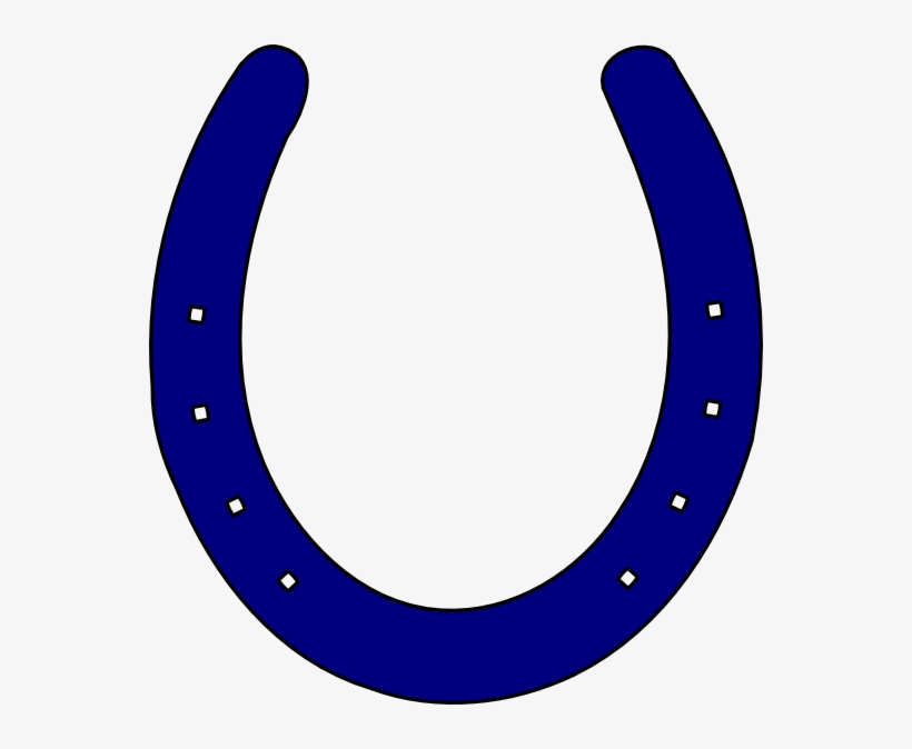 Royal Blue Horseshoe Clip Art At Clker - Arsenal Tube Station, transparent png download