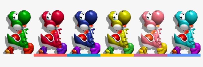 Yoshi Palette - Ssbm Yoshi, transparent png download