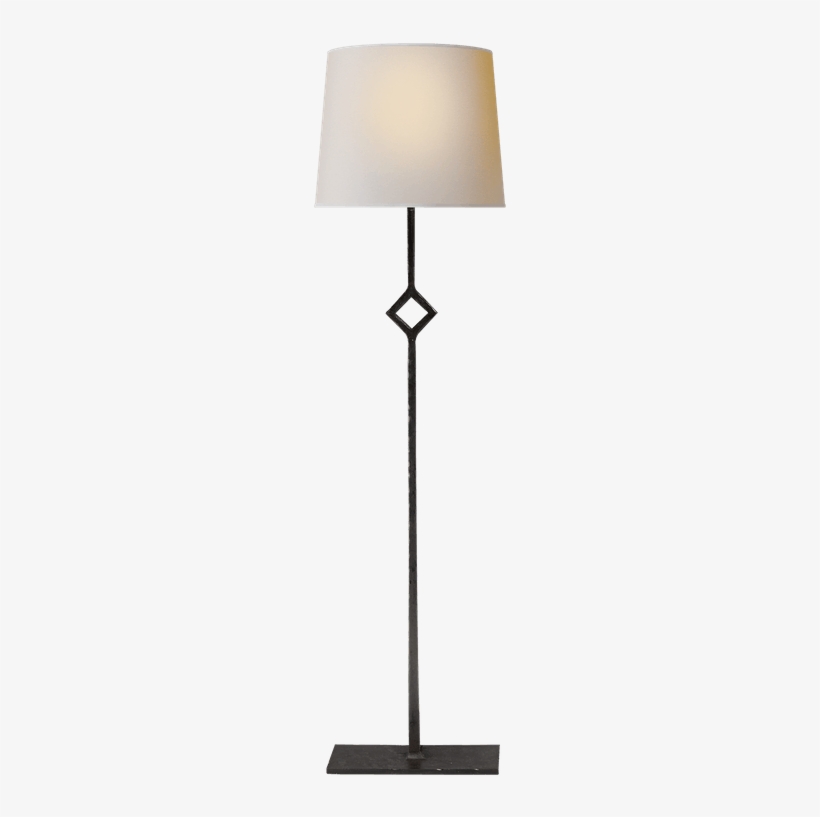 Aged Iron Table Lamp - Gray Floor Lamp, transparent png download