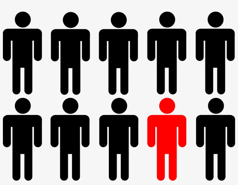 25 Ways To Stand Out From The Crowd - Leyes De La Gestalt Contraste, transparent png download