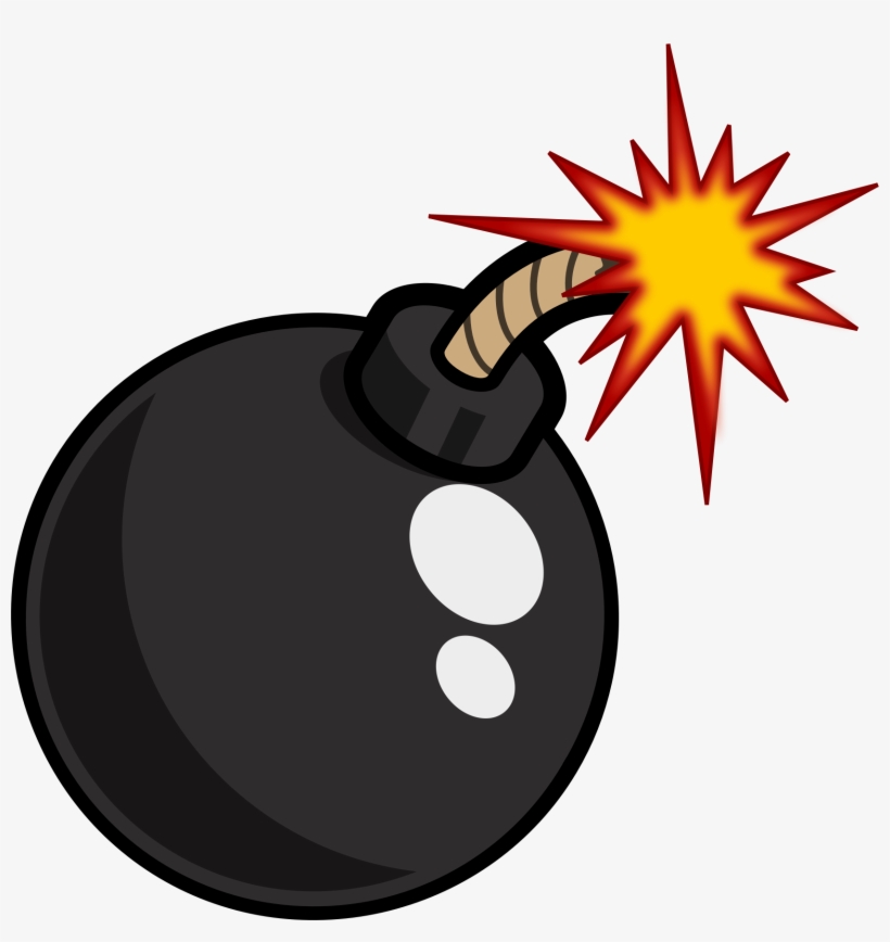 Grenade Clipart Transparent Background - Bomb Clipart, transparent png download