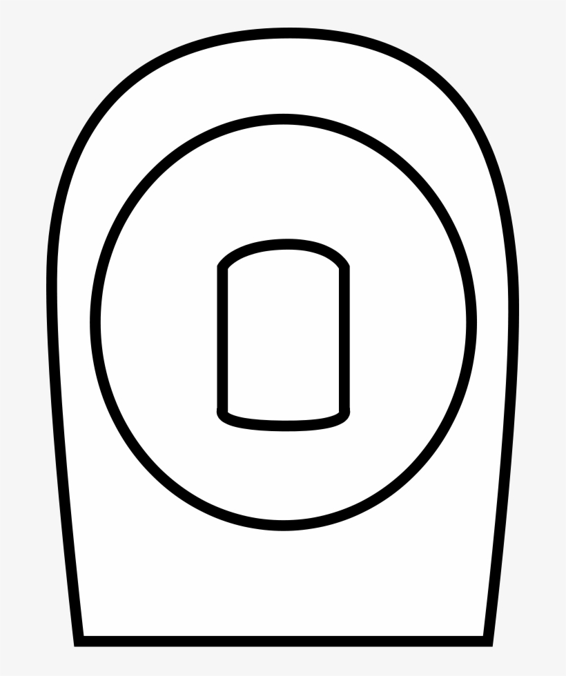Small - Toilet Top View Clipart, transparent png download