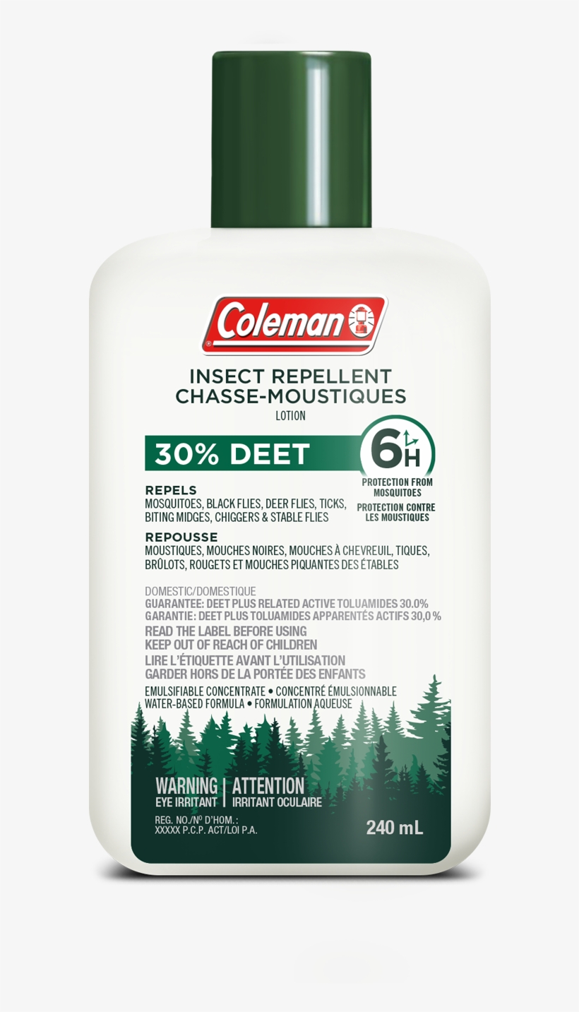 Coleman Lotion 30 Deet 240ml Bottle - Coleman, transparent png download