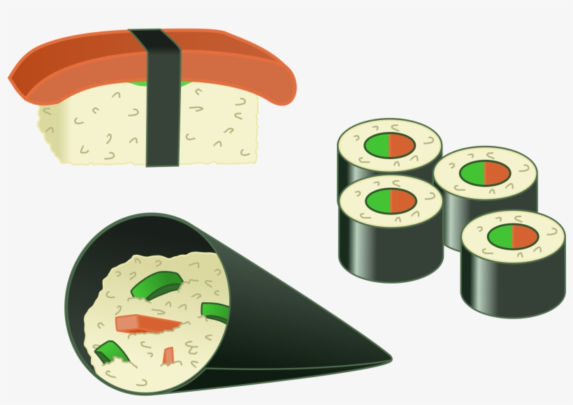 Open - Sushi Svg, transparent png download