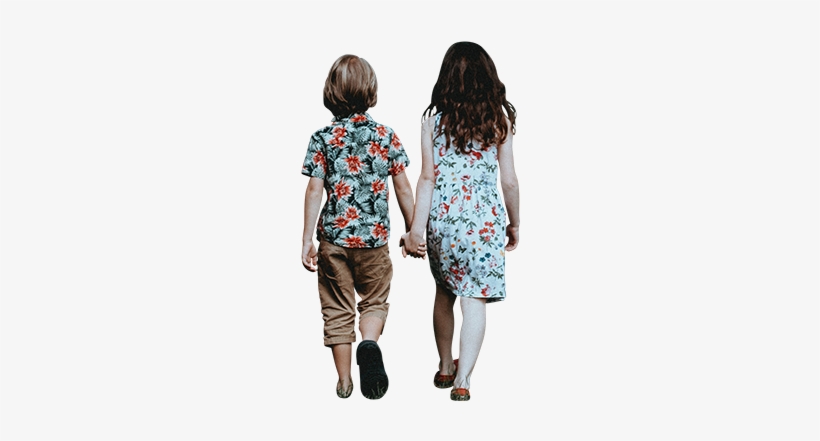 Kids Walking And Holding Hands Png - Kids Architecture Png, transparent png download