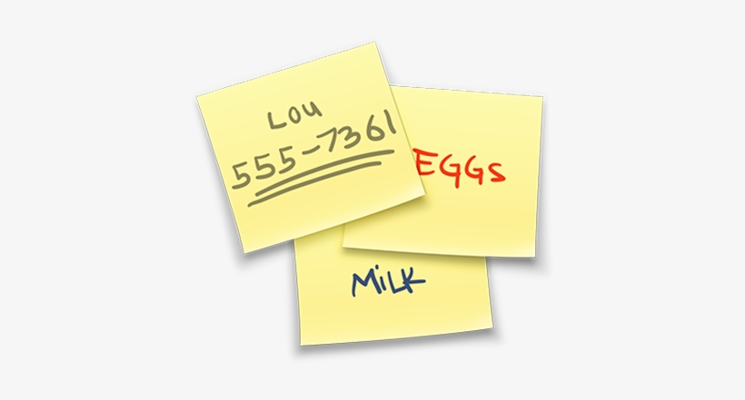 Stickies User Guide - 555 7361, transparent png download