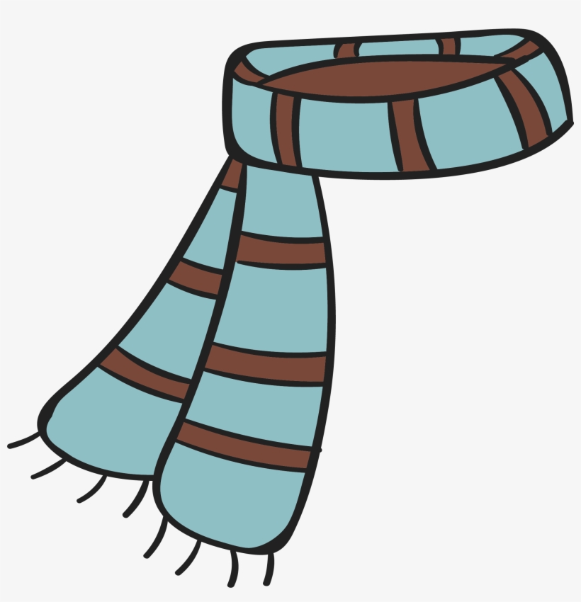 Picture Stock Clip Art Green Stripe Transprent Png - Scarf Clipart, transparent png download