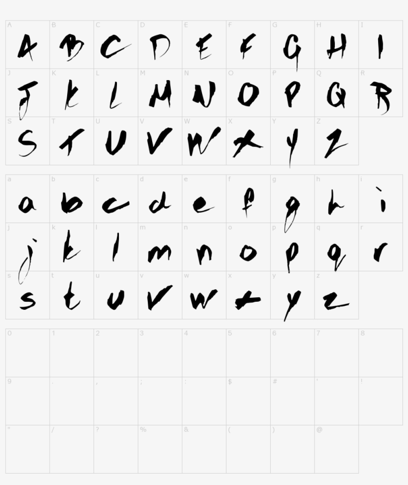 Gothic Scribble Font - Scribble Font, transparent png download