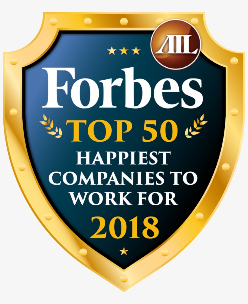 Forbes Top 50 Happiest Companies To Work For 2018 2 - Forbes Magazine, transparent png download