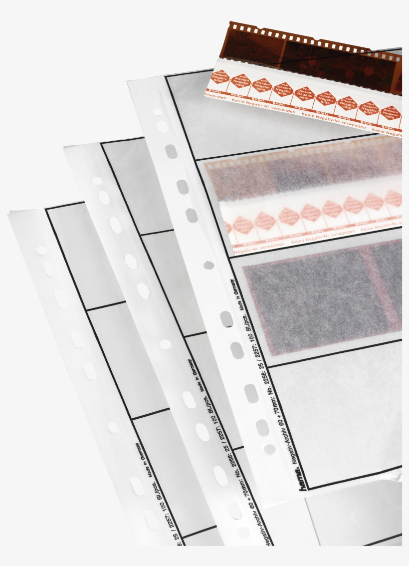 Negative Sleeves, Parchment, 4 Strips Of 3 Negatives, - Hama - Protector Sleeve, transparent png download