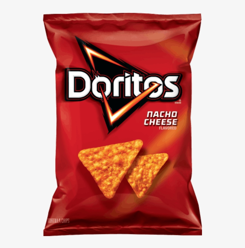 Doritos Cheese Flavored Nachos Snack Junk Food - Doritos Flavored Tortilla Chips, Nacho Cheese - 7 Oz, transparent png download