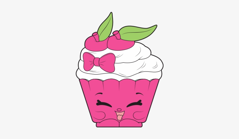 Cherry Nice Cupcake - Cupcake, transparent png download