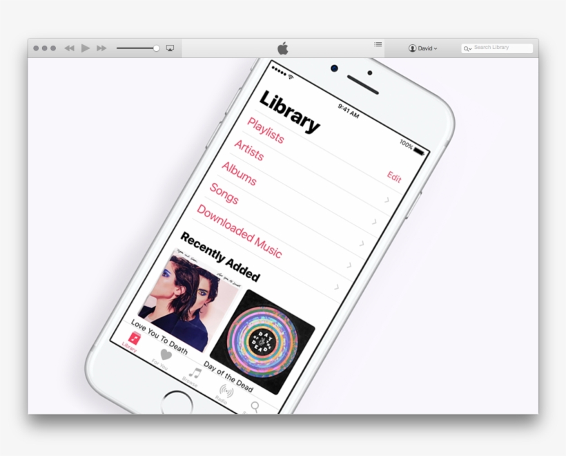 Your Music Library - Feature Phone, transparent png download