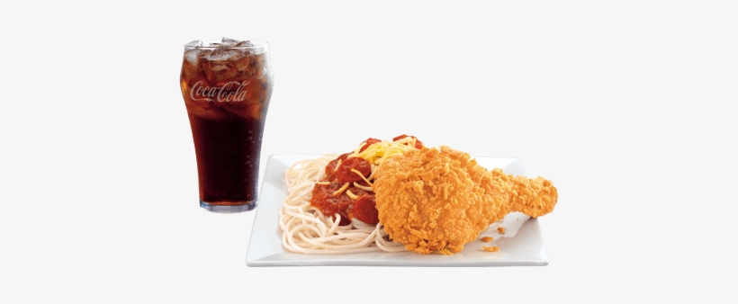 Chicken With Spaghetti Mcdo, transparent png download