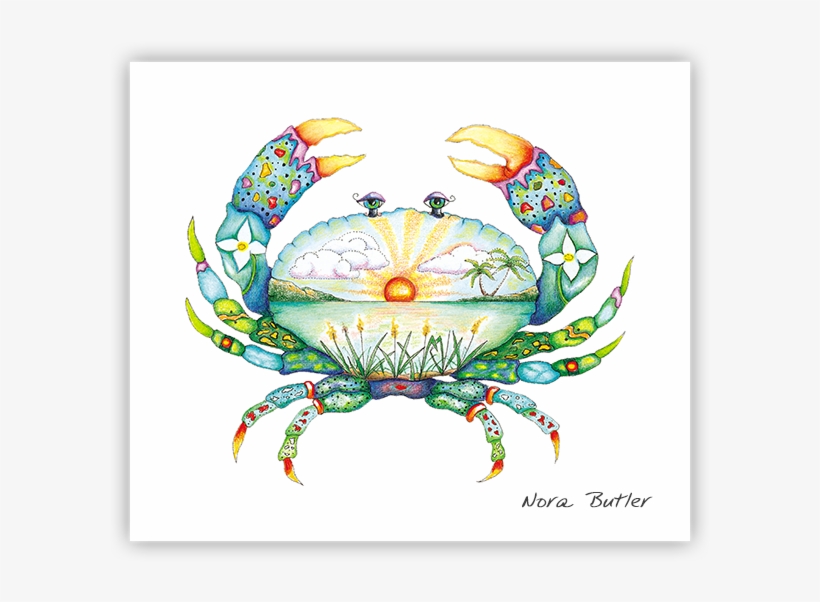 Tropical Crab Limited Edition Prints - Illustration, transparent png download