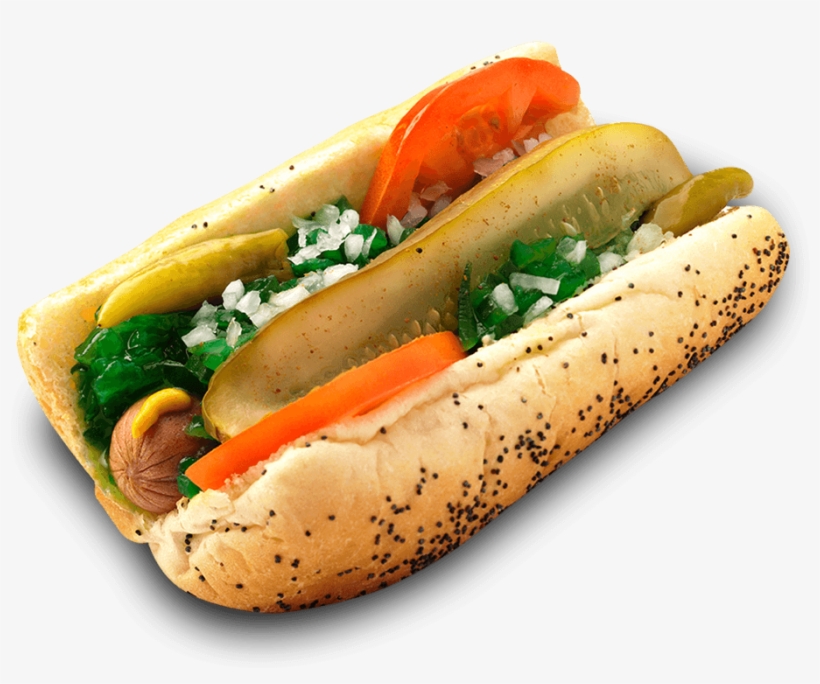Hot Dog Clipart Coney Dog - James Coney Island Chicago Dog, transparent png download