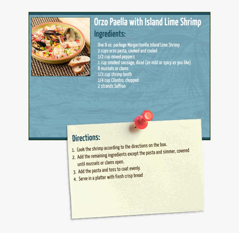 Orzo Paella With Lime Shrimp - Chicken Thighs, transparent png download