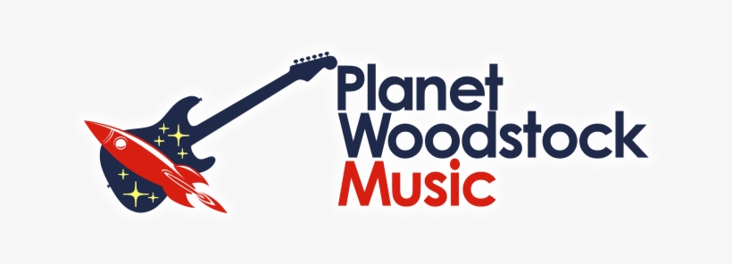 Planet Woodstock Music - Rocket Logo Rectangle Magnet, transparent png download