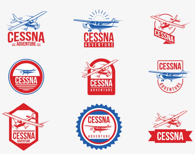 Cessna Plane Silhouette Vector Png, transparent png download