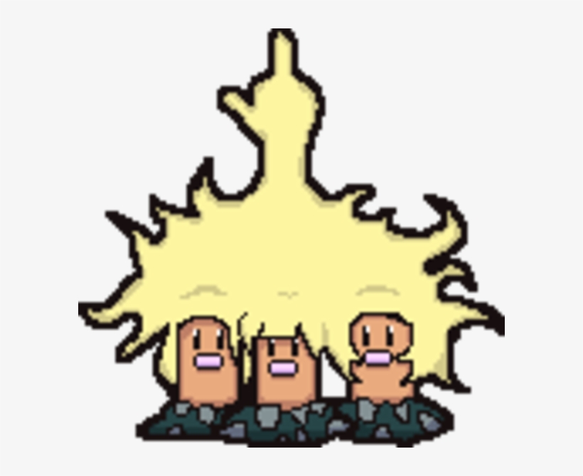 Alola Dugtrio Hair Club, transparent png download