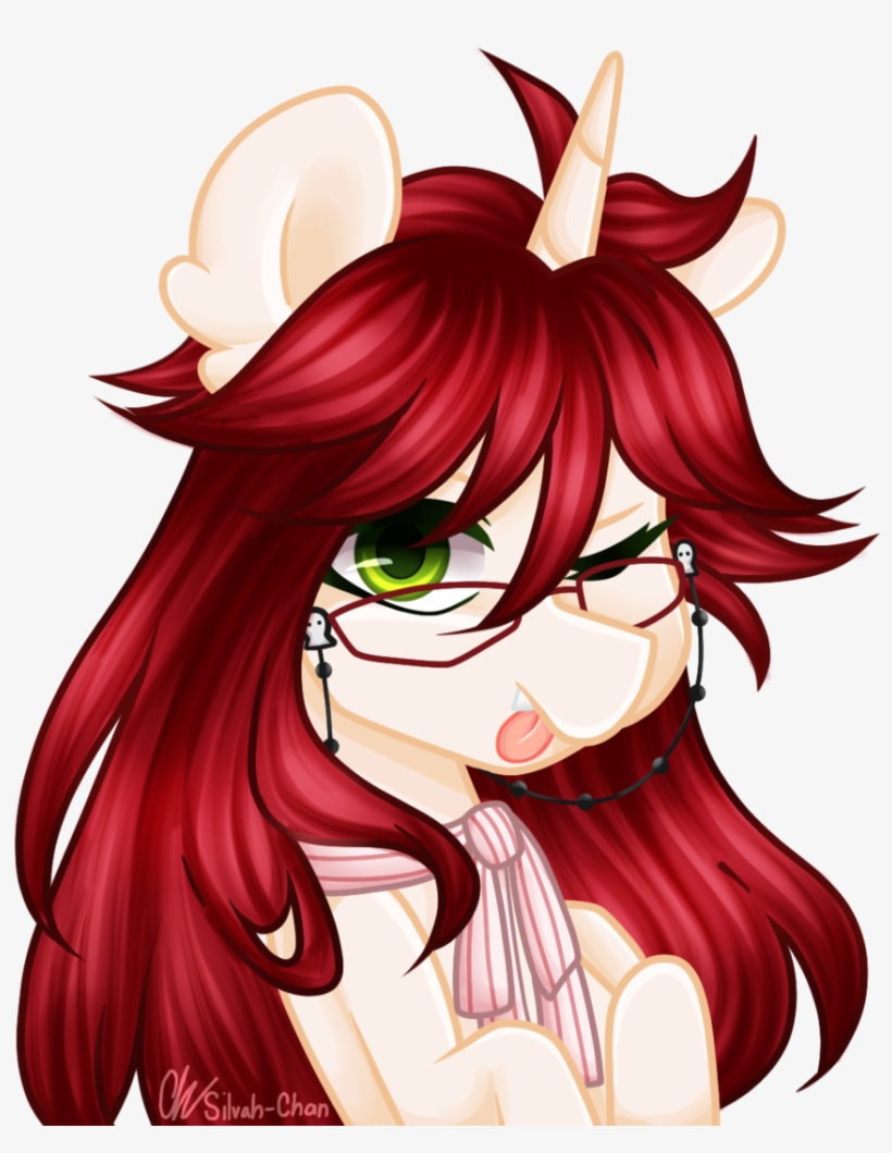 #1538996 - Artist - Silvah-chan, Artist - Sketchyhowl, - Mlp Grell Sutcliff, transparent png download