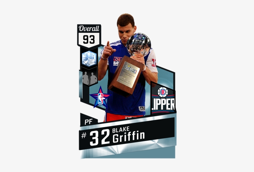 '11 Blake Griffin Diamond Card - Reggie Miller Nba 2k17, transparent png download
