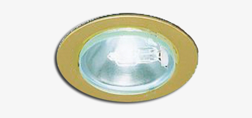 Polished Brass Clear Lens - Circle, transparent png download
