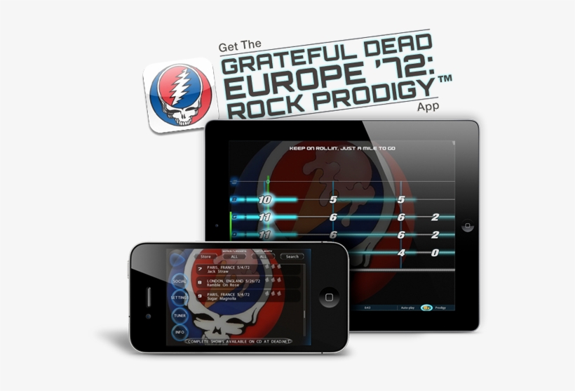 Grab Your Guitar And Jam Along With The Dead - Europe '72, transparent png download