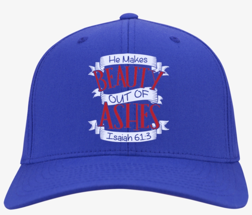 He Makes Beauty Out Of Ashes Twill Cap - Hat, transparent png download